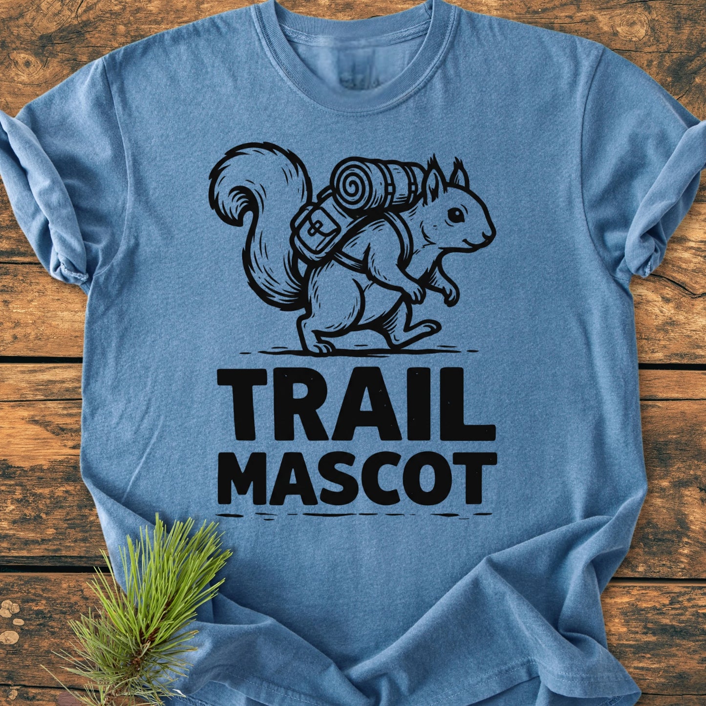 Trail Mascot Squirrel - Vintage Wash Tee