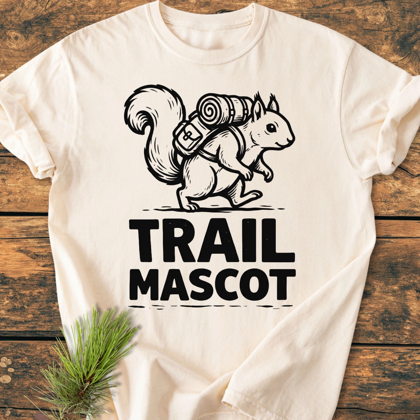 Trail Mascot Squirrel - Vintage Wash Tee