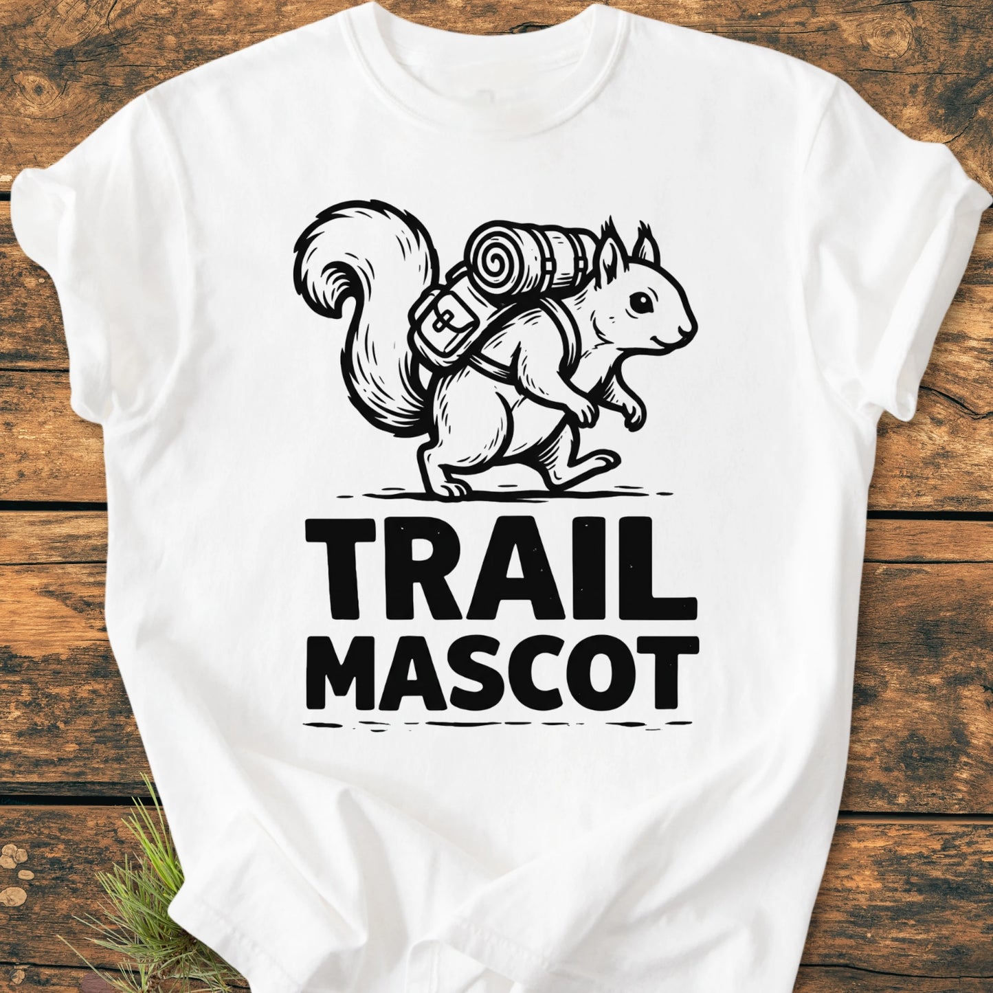 Trail Mascot Squirrel - Vintage Wash Tee