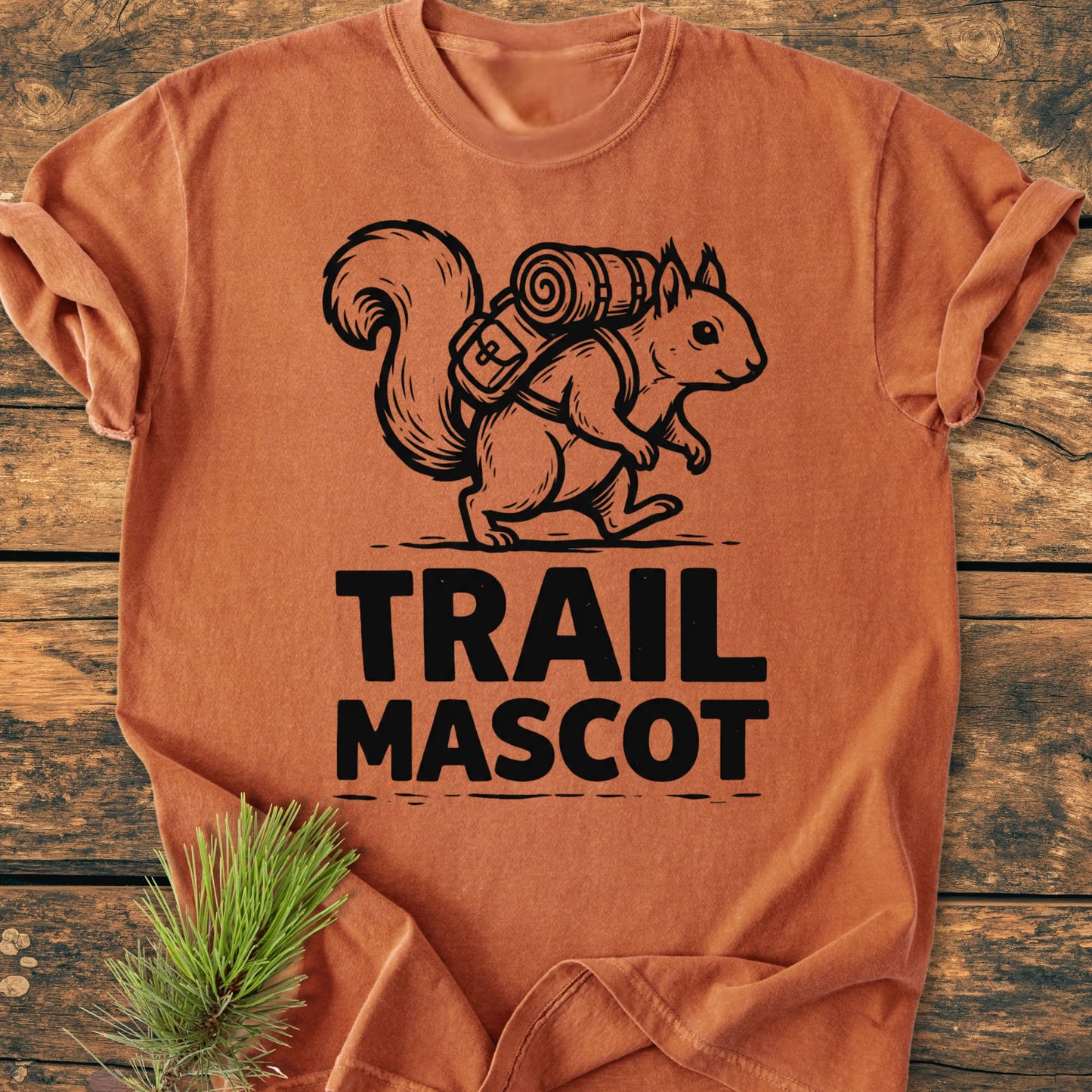 Trail Mascot Squirrel - Vintage Wash Tee